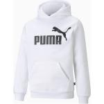 Weiße Puma Essentials Kinderhoodies & Kapuzenpullover für Kinder aus Jersey 