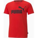 Rote Puma Essentials Kinder T-Shirts aus Jersey für Jungen Größe 98 
