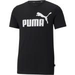 Schwarze Puma Essentials Kinder T-Shirts aus Jersey für Jungen Größe 110 