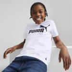 Beige Puma Essentials Kinder T-Shirts aus Jersey für Jungen Größe 98 