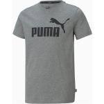 Graue Puma Essentials Kinder T-Shirts aus Jersey für Jungen Größe 98 