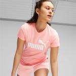 Reduzierte Peachfarbene Puma Essentials T-Shirts aus Jersey für Damen Größe XS 
