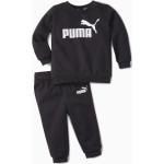 PUMA Essentials Minicats Baby Jogginganzug mit Rundhalsausschnitt Für Kinder | Mit Aucun | Schwarz | Größe: 4-6M Cotton Black