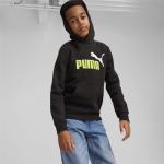 Schwarze Puma Essentials Kinderhoodies & Kapuzenpullover für Kinder aus Jersey Größe 152 