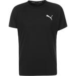 Reduzierte Schwarze Puma EvoStripe T-Shirts für Herren Größe S 