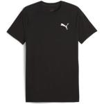 Schwarze Puma EvoStripe T-Shirts für Herren Größe S 