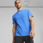 Blaue Kurzärmelige Puma T-Shirts aus Jersey für Herren Größe S 