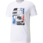 Weiße Puma BMW Merchandise T-Shirts für Herren Größe M 