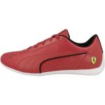 Reduzierte Rote Puma Ferrari Low Sneaker aus Leder Rutschfest für Herren Größe 47 