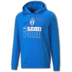 PUMA FIGC Italien ftblCORE Hoody azurblau Italia Kapuzensweatshirt Azzurri, Größe:XL