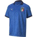 Blaue Puma FIGC – Italienischer Fußballverband Kinder T-Shirts für Jungen 