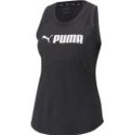 Schwarze Puma Fit Tank-Tops für Damen Größe XS für den für den Sommer 