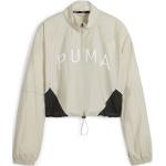 Reduzierte Beige Puma Fit Stehkragen Damenjacken aus Polyamid Größe M 