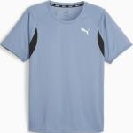 Blaue Puma Fit Katzen-Shirts mit Katzenmotiv aus Mesh für Herren Größe S 