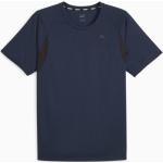 Marineblaue Katzen-Shirts mit Katzenmotiv aus Mesh für Herren Größe L 