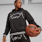 Reduzierte Schwarze Puma Damenhoodies & Damenkapuzenpullover mit Basketball-Motiv aus Jersey mit Kapuze Größe XS 