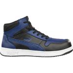 Blaue Fischgrät High Top Sneaker & Sneaker Boots mit Kunststoffkappe für Herren Größe 48 