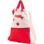 Pinke Puma Turnbeutel & Sportbeutel mit Riemchen für Kinder 