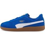 Reduzierte Blaue Puma Low Sneaker aus Veloursleder leicht für Herren Größe 42,5 