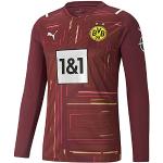 PUMA Herren Borussia Dortmund 2021/22 Goalkeeper Jersey Torwart Trikot, Cordovan, XXL EU