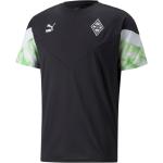 Reduzierte Grüne Puma Iconic Borussia Mönchengladbach T-Shirts aus Polyester für Herren Größe S 