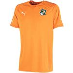 PUMA Herren Elfenbeinküste Trikot Ivory Coast Home Shirt Replica, Flame Orange, L