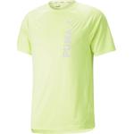Gelbe Puma Fit Rundhals-Ausschnitt T-Shirts für Herren Größe S 