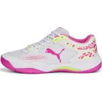 PUMA Unisex Adults' Sport Shoes SOLARCOURT RCT Tennis Shoes, PUMA WHITE-RAVISH-FAST YELLOW, 43