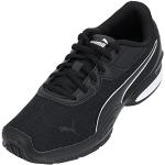 Puma Herren Sportschuhe 378246 - Flexible Sneaker mit Gummilaufsohle - Bequeme atmungsaktive Laufschuhe - Fitness Halbschuhe für Männer - Elegante Freizeitschuhe Black-PUMA White UK9 - EU43