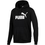 Schwarze Puma Herrensweatshirts aus Jersey mit Kapuze Größe 5 XL 