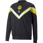 Gelbe Puma Iconic BVB Herrensweatshirts Größe XXL für den für den Herbst 