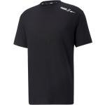 Reduzierte Schwarze Puma T-Shirts aus Baumwolle für Herren Größe S 