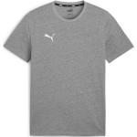 Graue Puma teamGOAL T-Shirts aus Baumwolle für Herren Größe M 