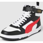 Weiße Puma High Top Sneaker & Sneaker Boots mit Klettverschluss aus Leder für Herren Größe 44 