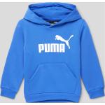 Reduzierte Royalblaue Puma Kinderhoodies & Kapuzenpullover für Kinder aus Baumwollmischung für Jungen Größe 110 