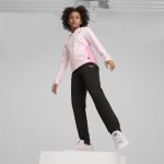 PUMA Jogginganzug für Jugendliche mit Kapuze | Mit Aucun | Rosa/Weiß | Größe: 128 Whisp Of Pink