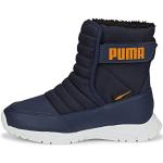 PUMA Unisex Kids' Fashion Shoes NIEVE BOOT WTR AC PS Trainers & Sneakers, PEACOAT-VIBRANT ORANGE, 33