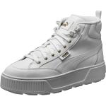 Reduzierte Weiße Puma Karmen High Top Sneaker & Sneaker Boots aus Leder für Damen Größe 42 
