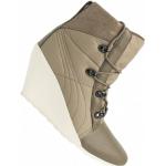 Braune Puma High Heel Stiefeletten & High Heel Boots mit Schnürsenkel in Schmalweite aus Leder atmungsaktiv für Damen Größe 38 