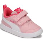 Rosa Puma Courtflex Low Sneaker für Kinder Größe 27 mit Absatzhöhe bis 3cm 