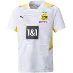 Puma Mann Borussia Dortmund Saison 2021/22 Training, Trikot White-Cyber Yellow, XXL