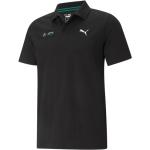 Schwarze Puma Essentials Mercedes Benz Merchandise T-Shirts mit Automotiv für Herren 