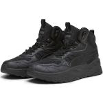 Schwarze Puma Hybrid High Top Sneaker & Sneaker Boots aus Nubukleder Größe 40,5 