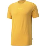 Reduzierte Gelbe Puma Yellow T-Shirts aus Baumwolle für Herren Größe S 