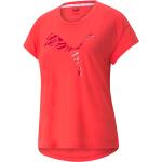 Pinke Puma T-Shirts für Damen Größe XL 