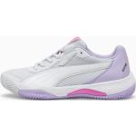PUMA NOVA Court Padel-Schuhe Damen | Mit Aucun | Silber/Weiß | Größe: 36 Silver Mist-PUMA White-Vivid Violet