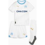 PUMA Olympique de Marseille 23/24 Heimtrikot Mini-Kit | Mit Aucun | Weiß/Blau | Größe: 98 PUMA White-Clyde Royal