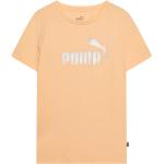 Reduzierte Orange Puma T-Shirts aus Baumwolle für Damen Größe XS für den für den Frühling 