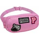 Rosa Puma Damenbauchtaschen & Damenhüfttaschen mit Reißverschluss aus Kunstfaser 