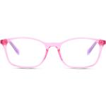 Rosa Puma Rechteckige Vollrand Brillen aus Kunststoff für Kinder 